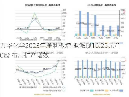 万华化学2023年净利微增 拟派现16.25元/10股 布局扩产增效