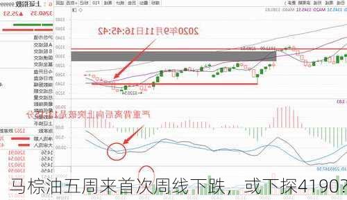 马棕油五周来首次周线下跌，或下探4190？