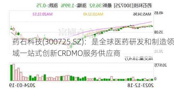 药石科技(300725.SZ)：是全球医药研发和制造领域一站式创新CRDMO服务供应商