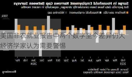 美国非农就业报告中两个数字至今差异仍大 经济学家认为需要警惕