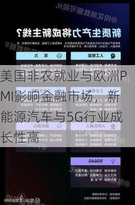 美国非农就业与欧洲PMI影响金融市场，新能源汽车与5G行业成长性高