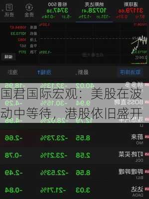 国君国际宏观：美股在波动中等待，港股依旧盛开
