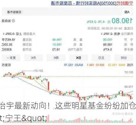 谢治宇最新动向！这些明星基金纷纷加仓"宁王"