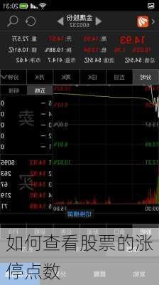 如何查看股票的涨停点数