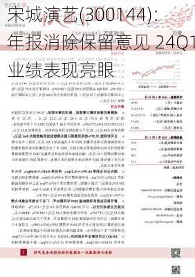 宋城演艺(300144)：年报消除保留意见 24Q1业绩表现亮眼