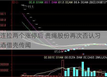 连拉两个涨停后 贵绳股份再次否认习酒借壳传闻