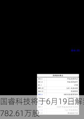 国睿科技将于6月19日解禁782.61万股