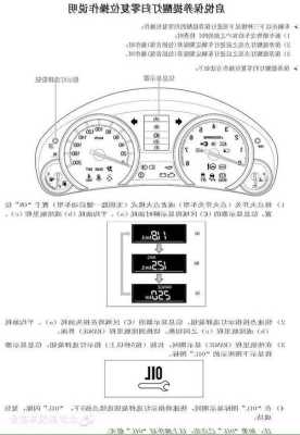 奇瑞艾瑞泽7保养灯怎么消除