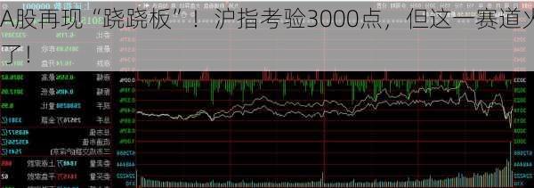 A股再现“跷跷板”！沪指考验3000点，但这一赛道火了！