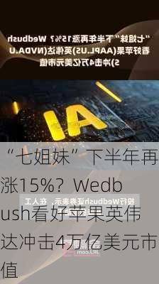 “七姐妹”下半年再涨15%？Wedbush看好苹果英伟达冲击4万亿美元市值