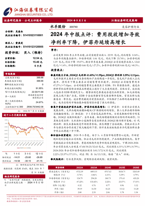 水羊股份(300740)：品牌建设投入加大 阶段性影响利润实