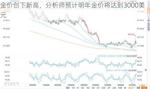 金价创下新高，分析师预计明年金价将达到3000美元