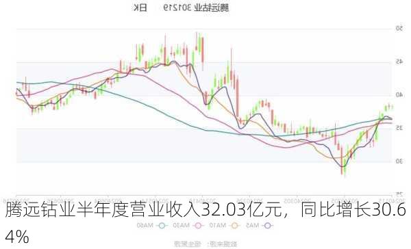 腾远钴业半年度营业收入32.03亿元，同比增长30.64%