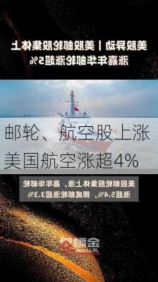 邮轮、航空股上涨 美国航空涨超4%