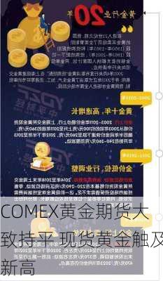 COMEX黄金期货大致持平 现货黄金触及新高