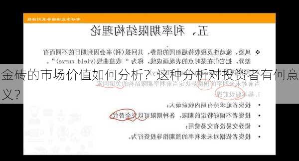 金砖的市场价值如何分析？这种分析对投资者有何意义？