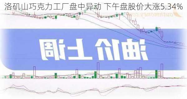 洛矶山巧克力工厂盘中异动 下午盘股价大涨5.34%