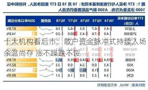 十大机构看后市：散户资金脉冲式持续入场 余温尚存 涨不躁跌不馁