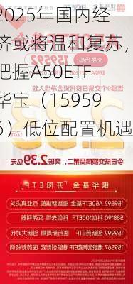 2025年国内经济或将温和复苏，把握A50ETF华宝（159596）低位配置机遇