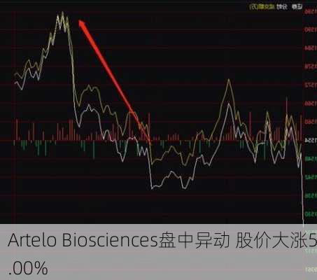 Artelo Biosciences盘中异动 股价大涨5.00%