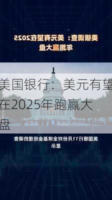 美国银行：美元有望在2025年跑赢大盘