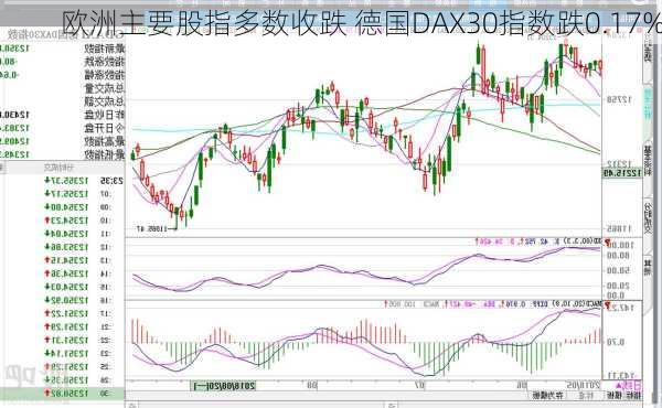 欧洲主要股指多数收跌 德国DAX30指数跌0.17%