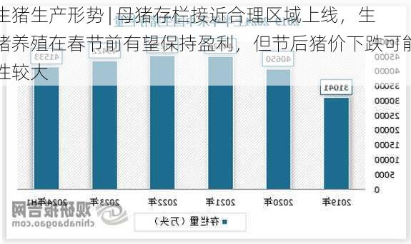 生猪生产形势 | 母猪存栏接近合理区域上线，生猪养殖在春节前有望保持盈利，但节后猪价下跌可能性较大