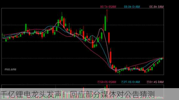 千亿锂电龙头发声！回应部分媒体对公告猜测