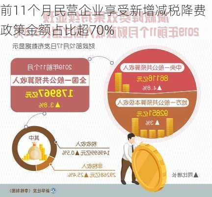 前11个月民营企业享受新增减税降费政策金额占比超70%